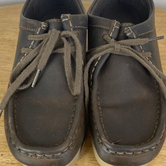 Clarks Padmora Women’s Brown Leather Lace Up Oxford Shoes Size 6M - Picture 2 of 7